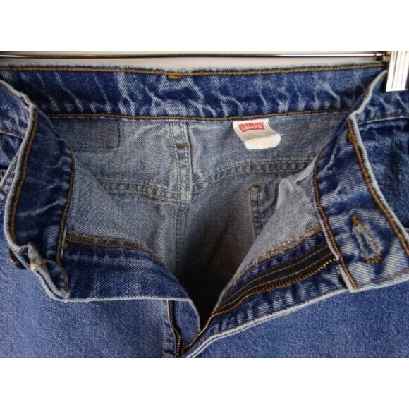 Levi's 505 Mens Vintage Jeans Size 40 x 24 Denim Pants Orange Tab Straight Leg - Picture 5 of 11